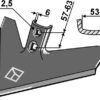 Gåsefodsskær 420mm
