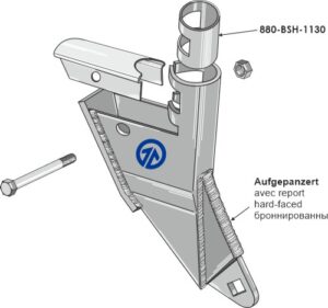 Holder for såskær