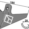 Gåsefodsskær 185 x 3