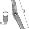 Harvespids 215x18x16mm