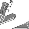 Gåsefodsskær 120mm