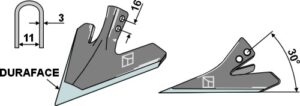 Gåsefodsskær 160mm - DURAFACE