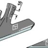 Gåsefodsskær 180mm - DURAFACE