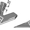 Gåsefodsskær 160mm