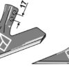 Gåsefodsskær 180mm