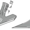 Gåsefodsskær 120mm