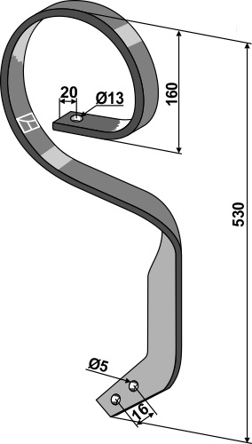 Harvetand 32 x 10