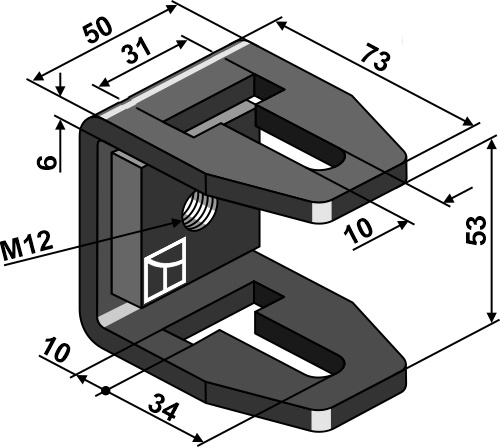 Holder 73mm