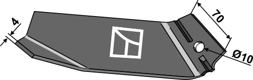 Hyppeplovskær 210mm - højre