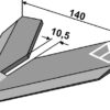 Gåsefodsskær 140mm