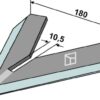 Gåsefodsskær 180mm - DURAFACE