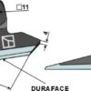 Gåsefodsskær 160mm - DURAFACE
