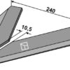 Gåsefodsskær 240mm