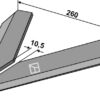 Gåsefodsskær 260mm