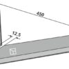 Gåsefodsskær 450mm
