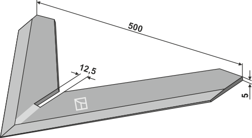 Gåsefodsskær 500mm
