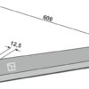 Gåsefodsskær 600mm