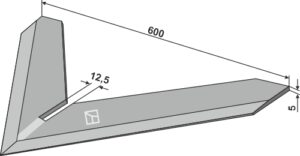 Gåsefodsskær 600mm