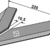 Gåsefodsskær 220mm