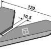 Gåsefodsskær 120mm