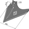 Gåsefodsskær 260mm