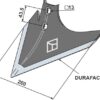 Gåsefodsskær 260mm - DURAFACE