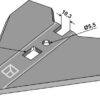 Gåsefodsskær 120mm