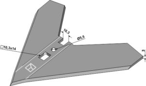Gåsefodsskær 180mm