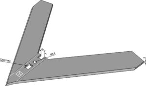 1.10.1249 Gåsefodsskær 300mm