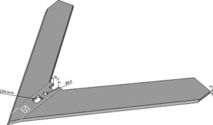 Gåsefodsskær 340mm