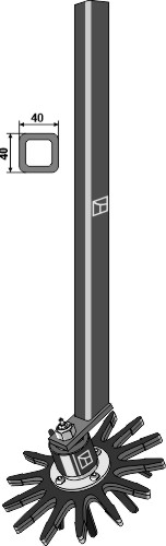 Komplet Fingerstjernehjul Ø250mm - tand