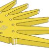 Fingerstjernehjul Ø700mm