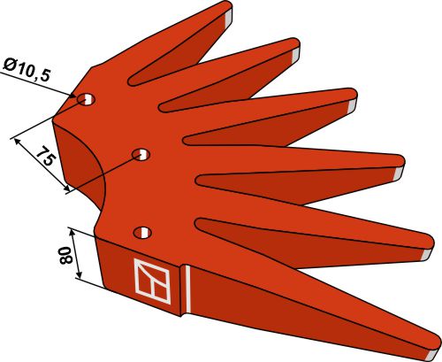 Fingerstjernehjul Ø700mm