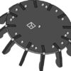 Drivhjul til Fingerstjernehjul Ø220mm