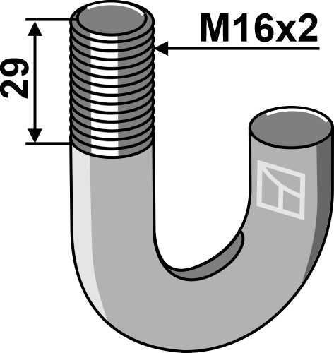Spændebøjle - M16x2