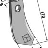 Harvespids 170x65x8mm