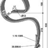 Harvetand 45x10 med spids