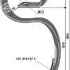 Harvetand 65x10 - Top Line m. spids