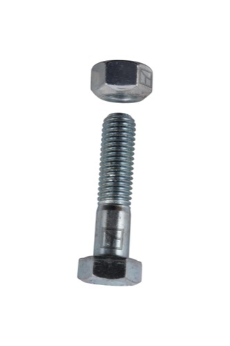 Bolt M12x1,75x50 - 8.8 m. låsemøtrik