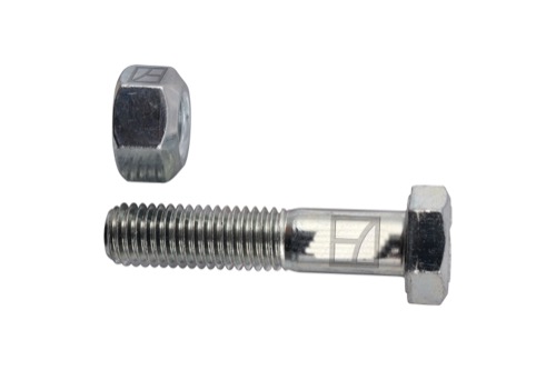 Bolt M12x1,75x55 - 8.8 m. låsemøtrik