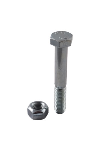 Bolt M12x1,75x80 - 8.8 m. låsemøtrik