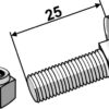 Bolt M8x25