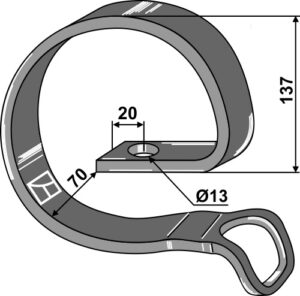 Overdel 45x10