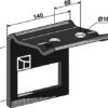 Holder til tand 100x16