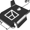 Låseplade (antirotationsikring)