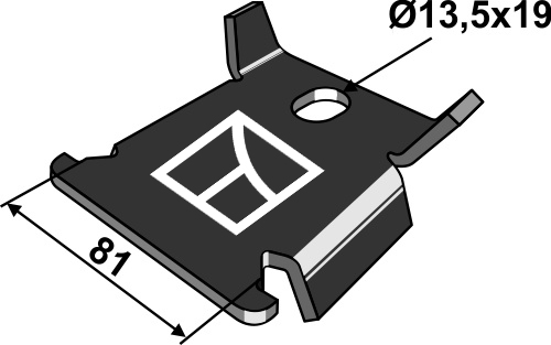 Låseplade (antirotationsikring)