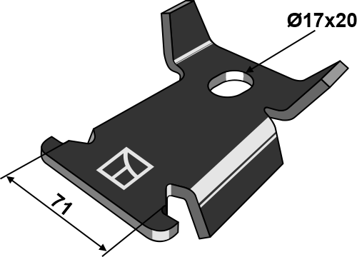 Låseplade (antirotationsikring)