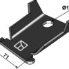 Låseplade (antirotationsikring)