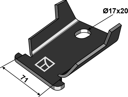 Låseplade (antirotationsikring)