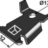 Låseplade (antirotationsikring)